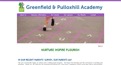 Desktop Screenshot of greenfieldpulloxhillschools.org.uk